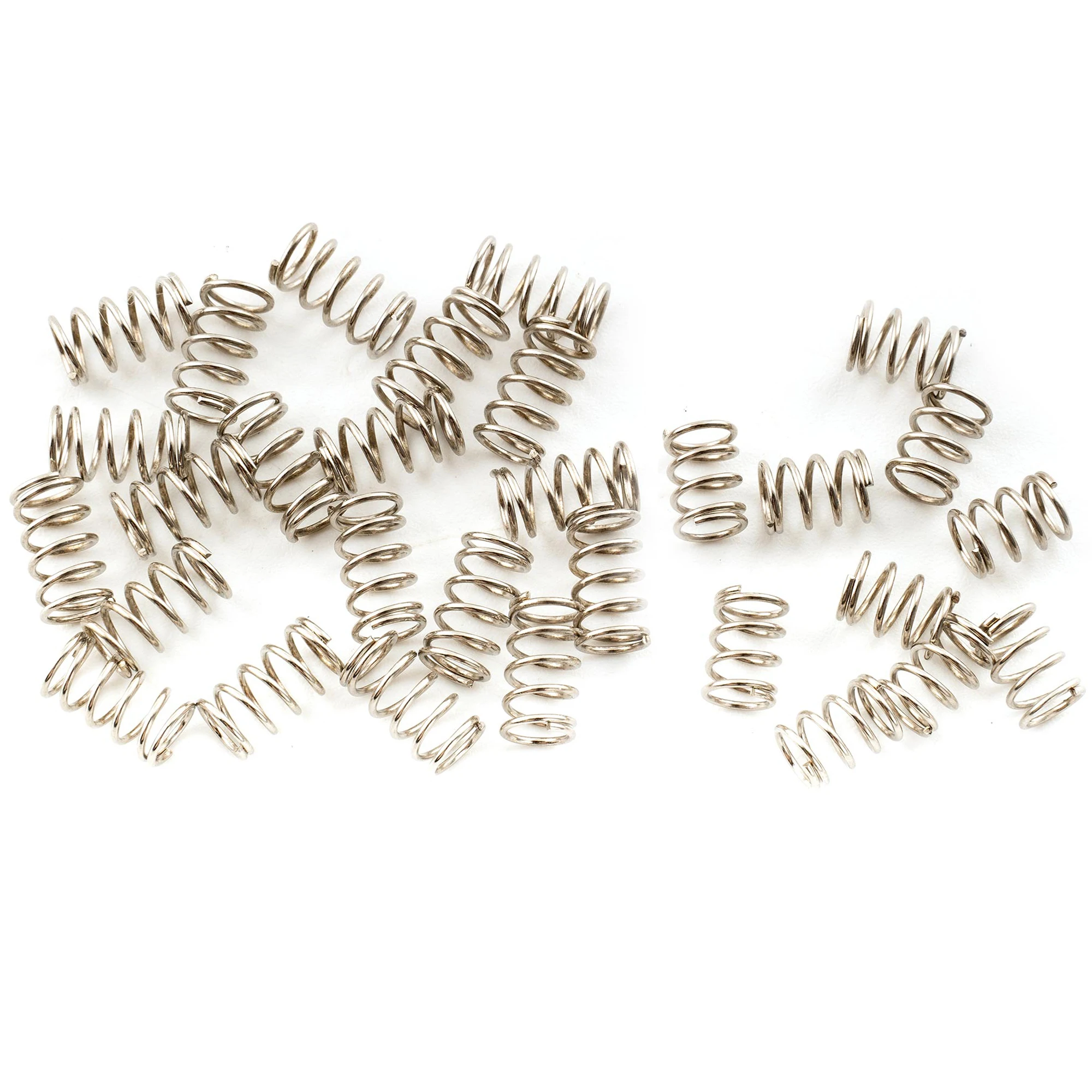 Musiclily Pro Steel Springs for ST Style Electric Guitar Bridge Saddle (20pcs 8mm and 10pcs 6mm)