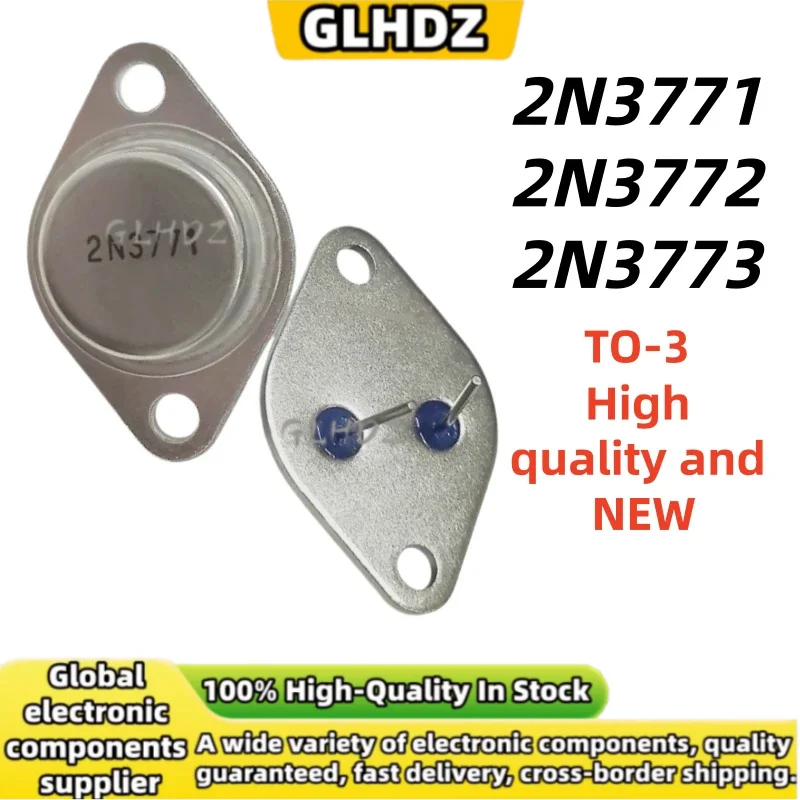 100% New and Quality 5PCS/LOT 2N3771 2N3772 2N3773 TO-3 transistor In the warehouse