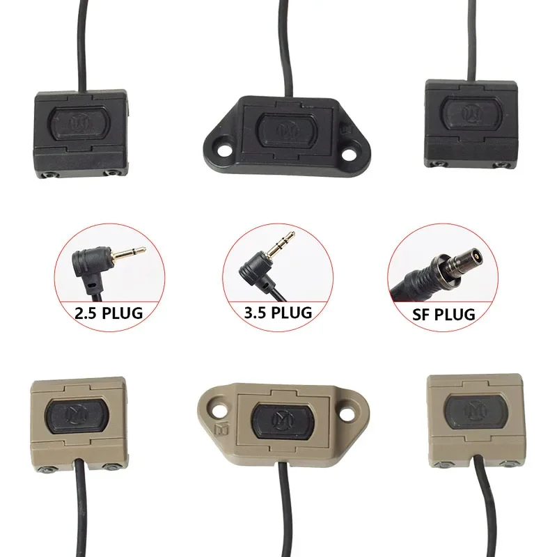 Surefire M300 M600 UNITY Remote Pressure Light Switch Hot Button 2.5/3.5mm/SF Plug MLOK Keymod 20mm Rail Cover DBAL-A2 PEQ15