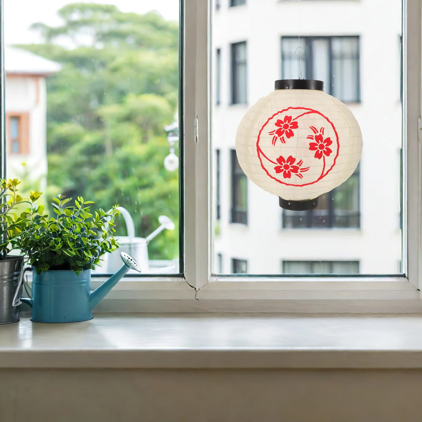 

Japanese Lantern Authentic Ambiance Sturdy Fabric Construction Multifunctional Decor for Sushi Shops Festivals Gardens