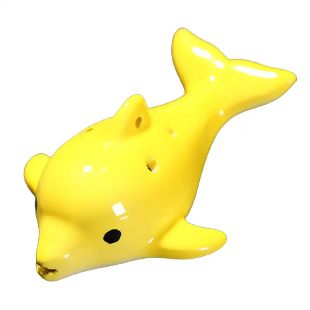 Melodious Big Dolphin Music Instrument Supplies Ocarina Mini 6-Hole Ocarina Big Dolphin 6-Hole Ocarina for Beginner