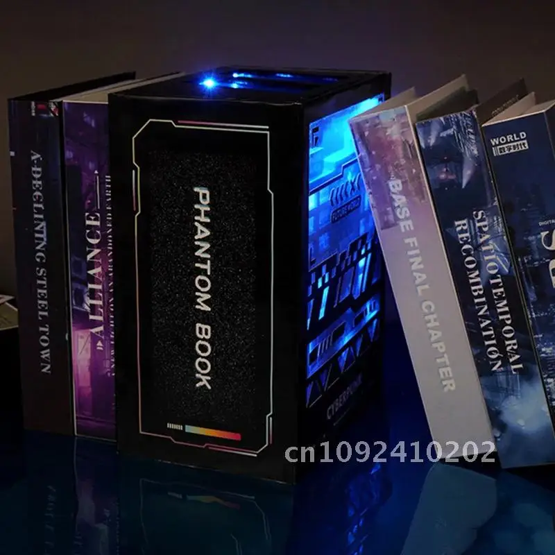 Shelf DIY Wooden Book Nook Creative Insert Miniature Kits Handmade Adult Decor Home World Bookend Bookshelf For Gifts Future