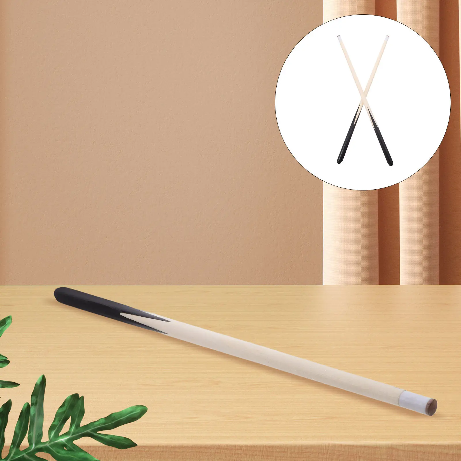 

2Pcs Mini Pool Cue Stick Wooden Short Billiard Cue for Teenagers Easy Carry Portable Compact Pool Table Stick Lightweight Smooth