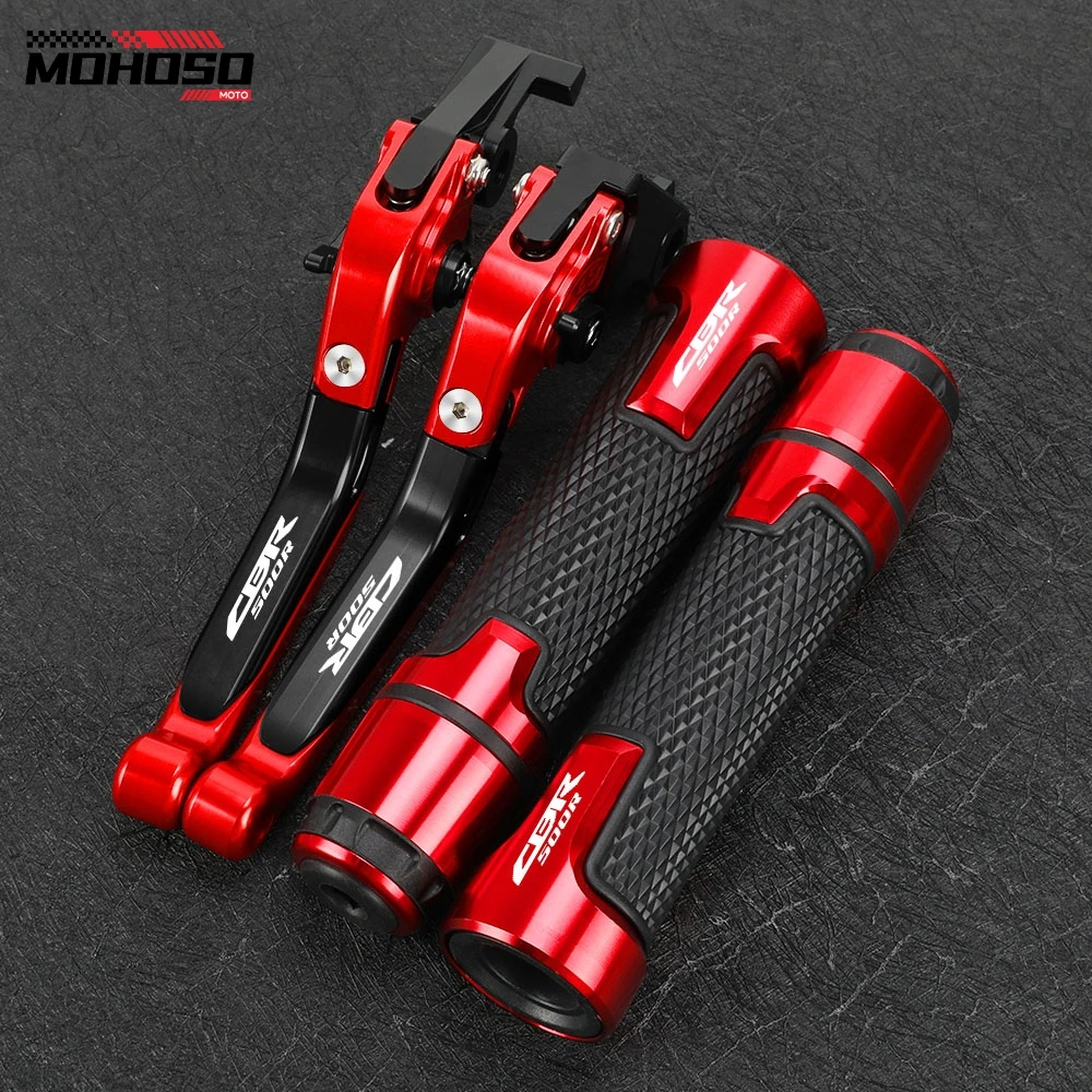 

FOR HONDA CBR500R CBR 500R 2013-2021 2022 2023 2024 Motorcycle Brake Clutch Levers & Handbrake Handlebar Grip Handle Hand Grips