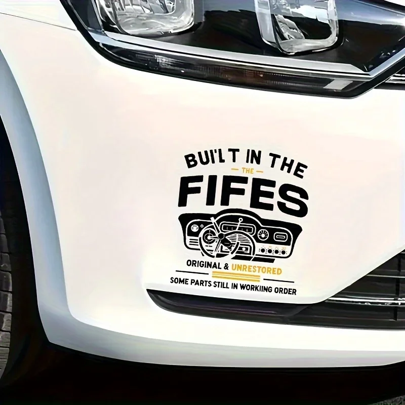 1PC 50년대 내장형 비닐 자동차 스티커 - 자동차, 노트북, 차고용 탈착식 자가 접착 데칼 |   향수를 불러일으키는 클래식 자동차