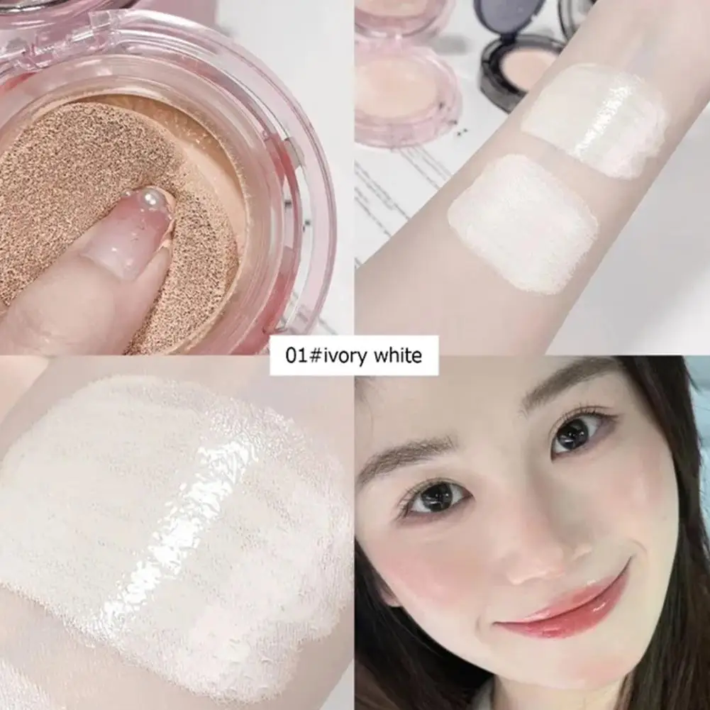 Waterproof Matte BB Cream Air Cushion Brightening Long-lasting Moisturizing Oil-control Soft Cushion Compact Face Concealer Base