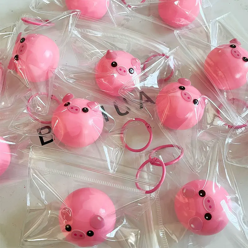 Kawaii Mini Pink Pig Squeeze Ball Toy Antistress Anti Anxiety Stress Relief Squishies Mochi Slow Rebound Cute Pig Toy Kids Gifts