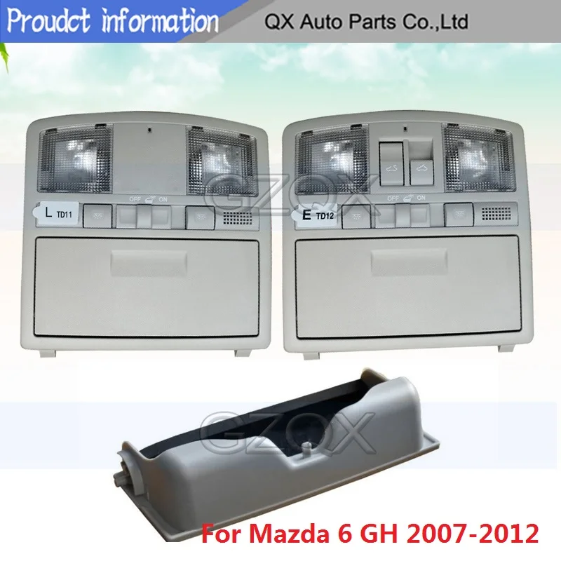 

CAPQX For Mazda 6 GH 2007-2017 for CX9 CX9-2010-2015 Overhead Reading Light Interior Roof Lamp Cover Interior Spectacle Case Lid