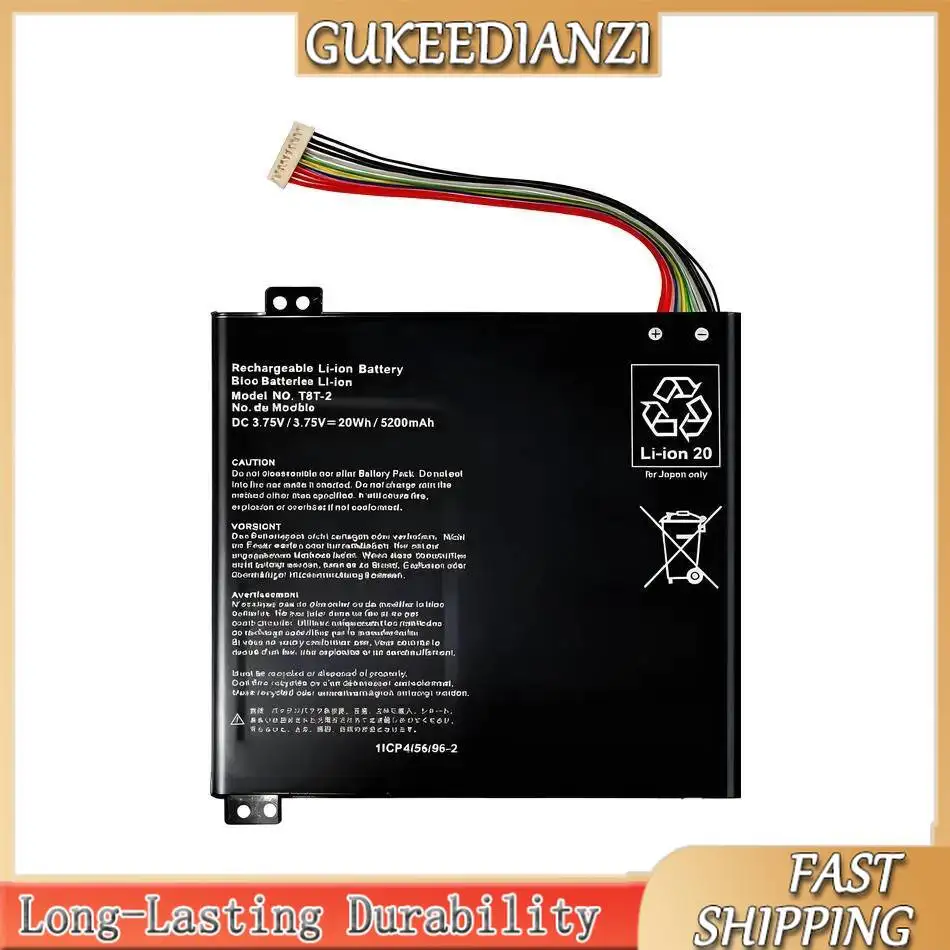 

Сменный аккумулятор для ноутбука премиум-класса T8T-2 5200 мАч для Toshiba Satellite Click Mini L9W-B A000381560 T10TC Прочный