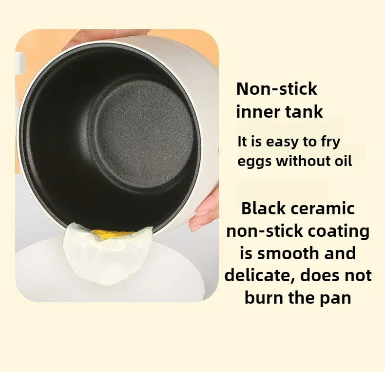 Rice Cooker Multi-functional Integrated 1.8L Single Small Rice Cooker Household Rice Cooker Dormitory Electric Cooking Pot