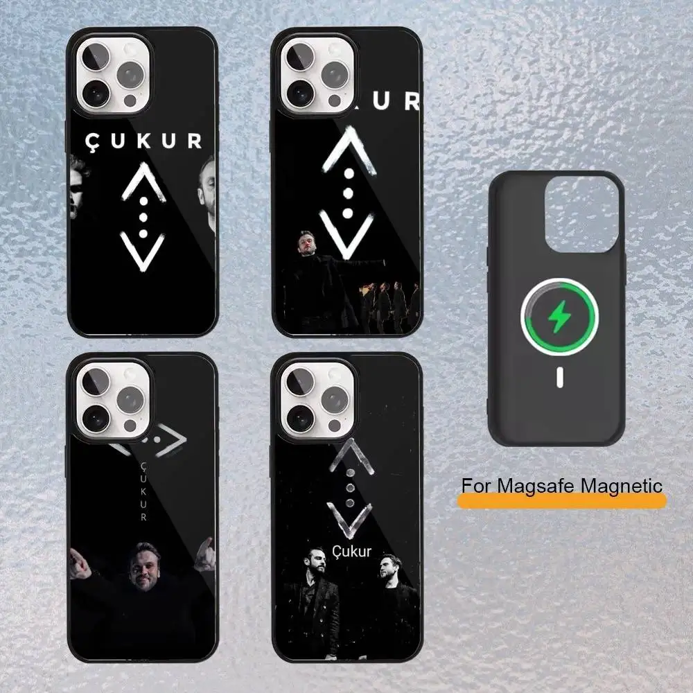 

Turkey C-Cukur Show TV Phone Case For iPhone Magsafe Magnetic 17,16,15,14,13,12,11 Wireless Charging cover