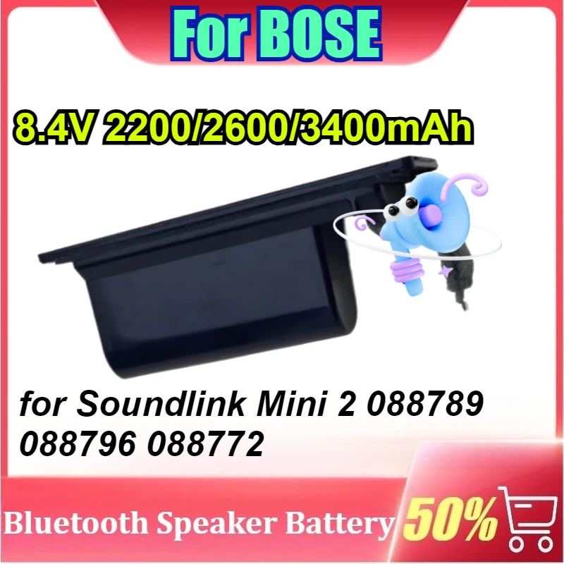 

For BOSE Soundlink Mini 2 088789 088772 088796 Portable Audio Bluetooth Speaker Battery 8.4V 2200/2600/3400mAh