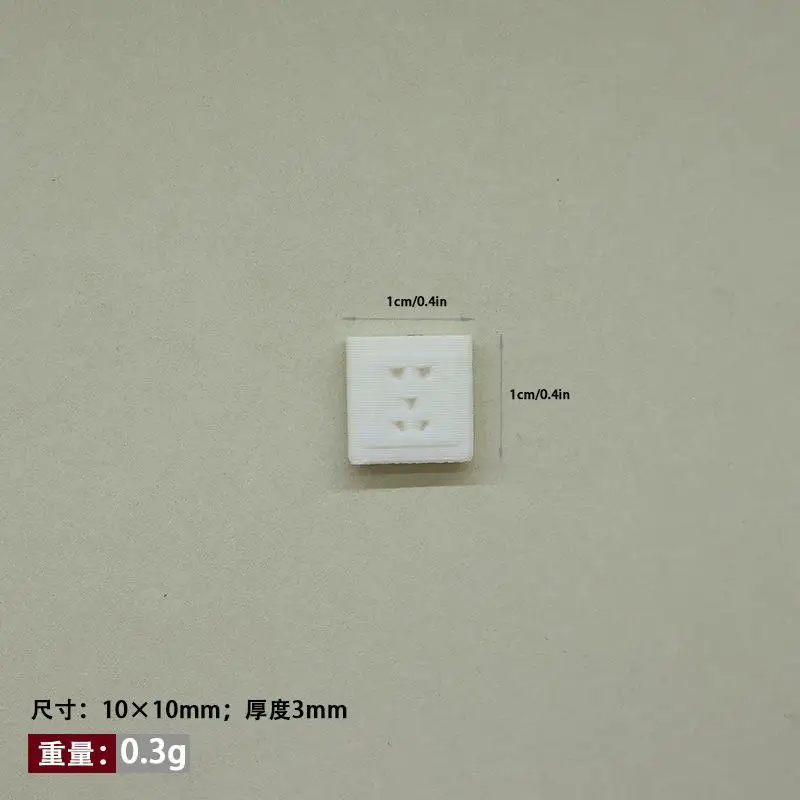 10 STKS 1/12 Poppenhuis Miniatuur Meubels Scène Rekwisieten Mini Schakelaar En Socket Model Pop Decoratie DIY Accessoires Speelgoed