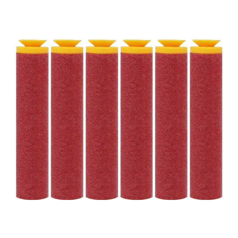 30Pcs 9,5x1,8 cm Accustrike Große Loch Sucker Kopf Kugeln Rot Sniper Gewehr Bullets Darts für Nerf Mega spielzeug Pistole Schaum Refill Darts