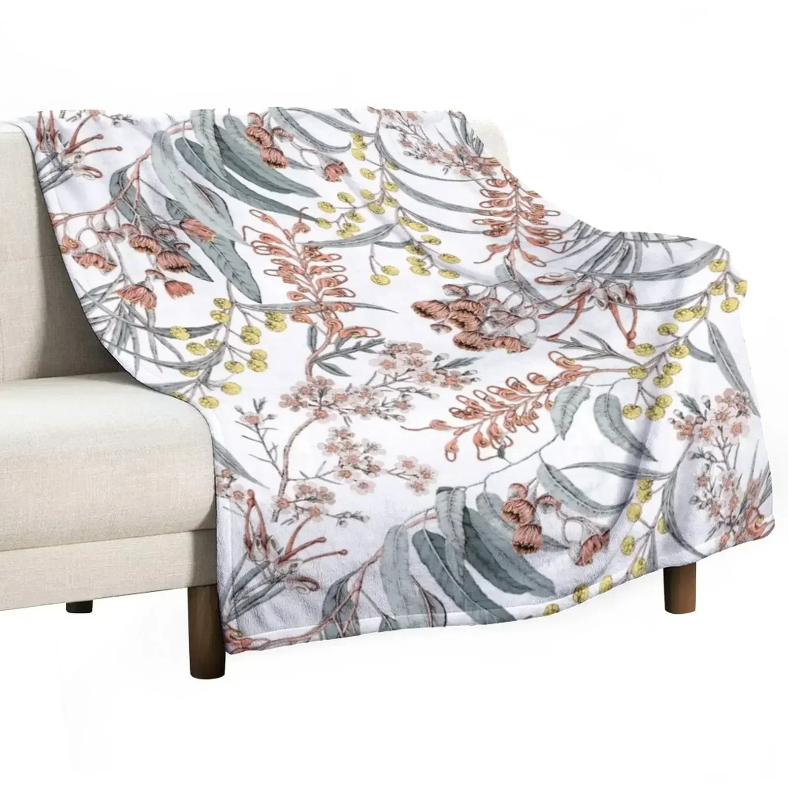Australian native flowers Throw Blanket for babies Thermal decorative Plaid on the sofa Giant Sofa Sleeping Bag Blankets