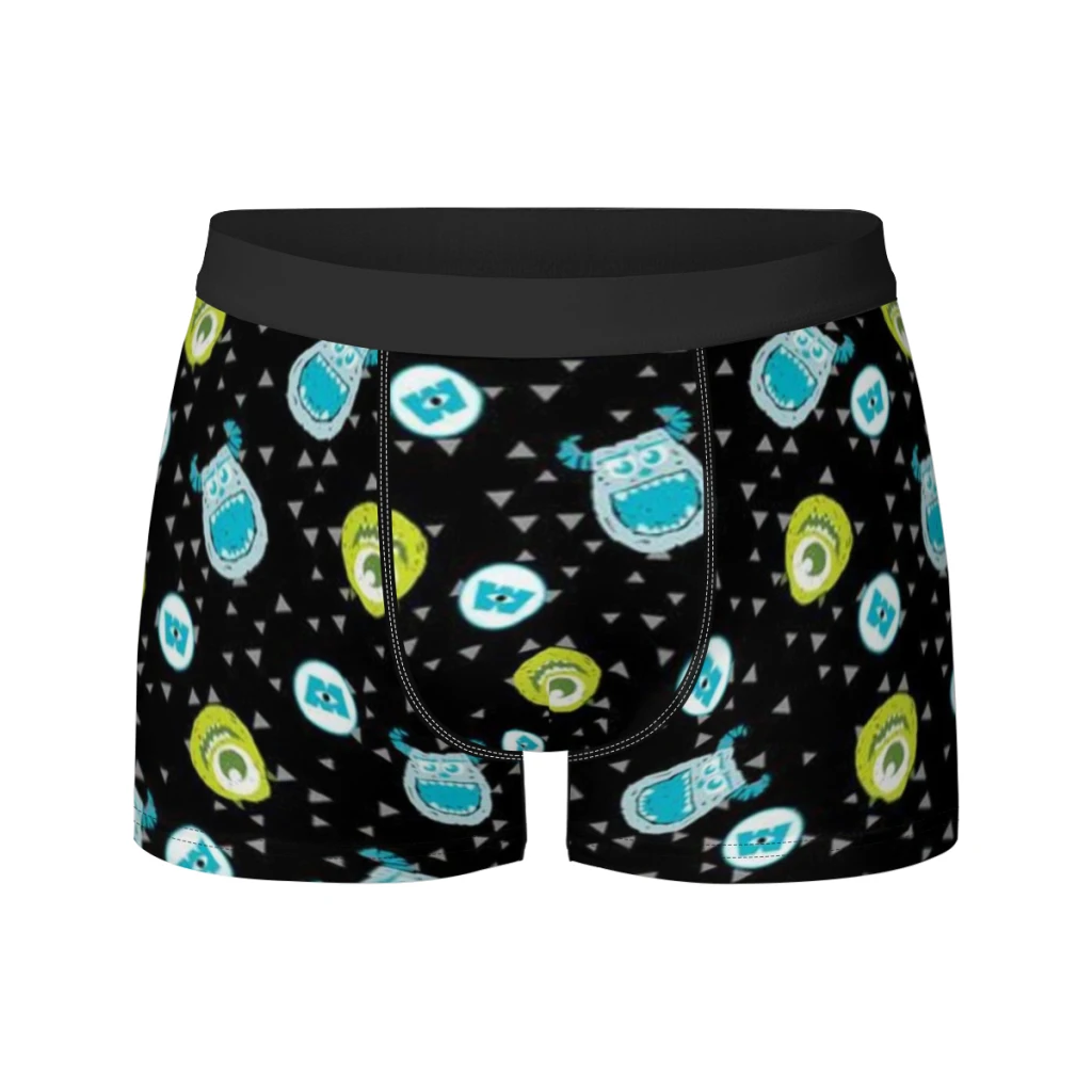 

Anime-Monsters-Inc-Cartoon Breathable milk Silk Boyshorts Elastic Men's Underwear 3D Boxer Shorts Boxer Briefs