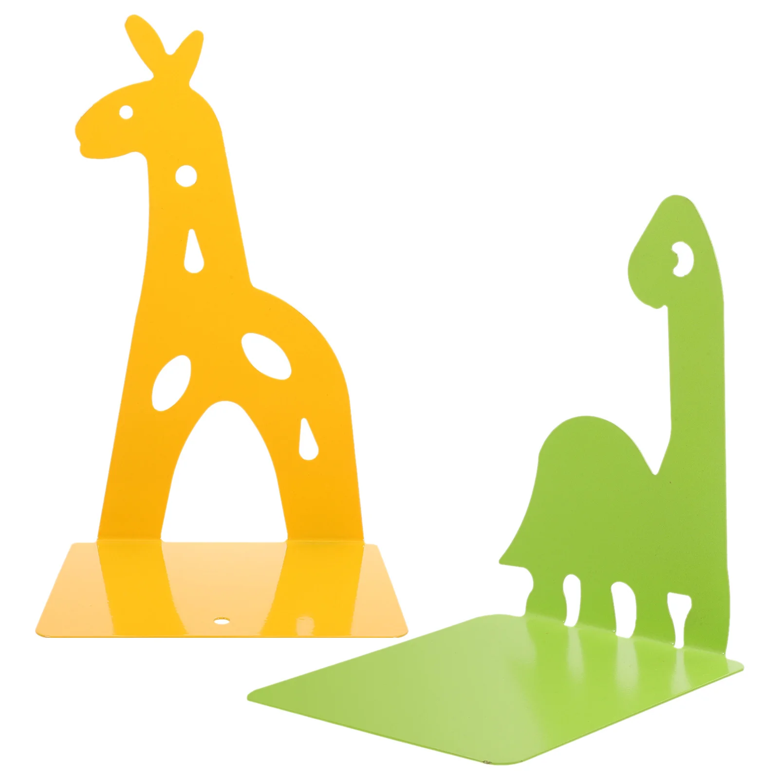 2 قطعة الدفتين المعدنية الحيوان حامل كتب الثقيلة لمكتب الدفتين للأرفف كتاب صغير ينتهي المنظمون الرف الزخرفية #3