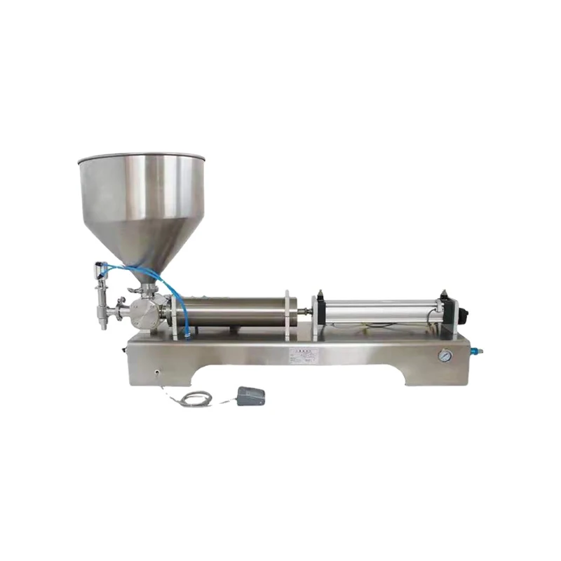 آلة تعبئة المعجون شبه الأوتوماتيكية 10-100 مل لصلصة الجبن والكريمة والكاتشب لتغليف المشروبات في أكياس