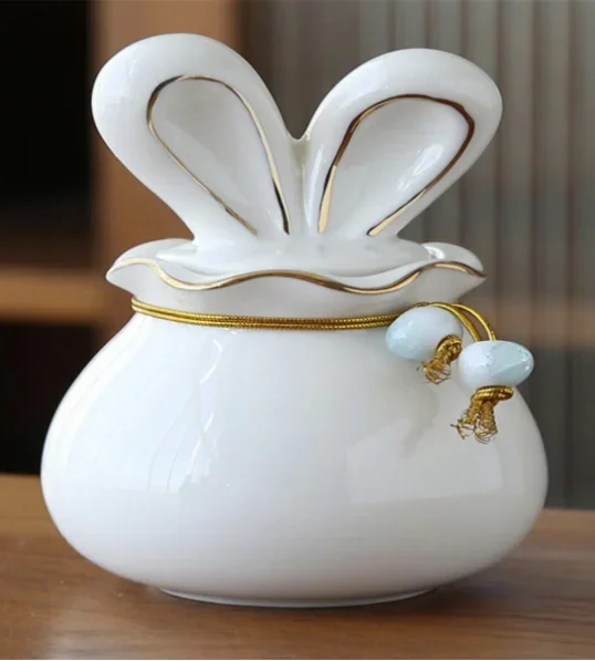 

Cartoon pet Ashes memorial pot Hair Tooth Bone Collection Souvenir bottle Cremation urn for cats and dogs