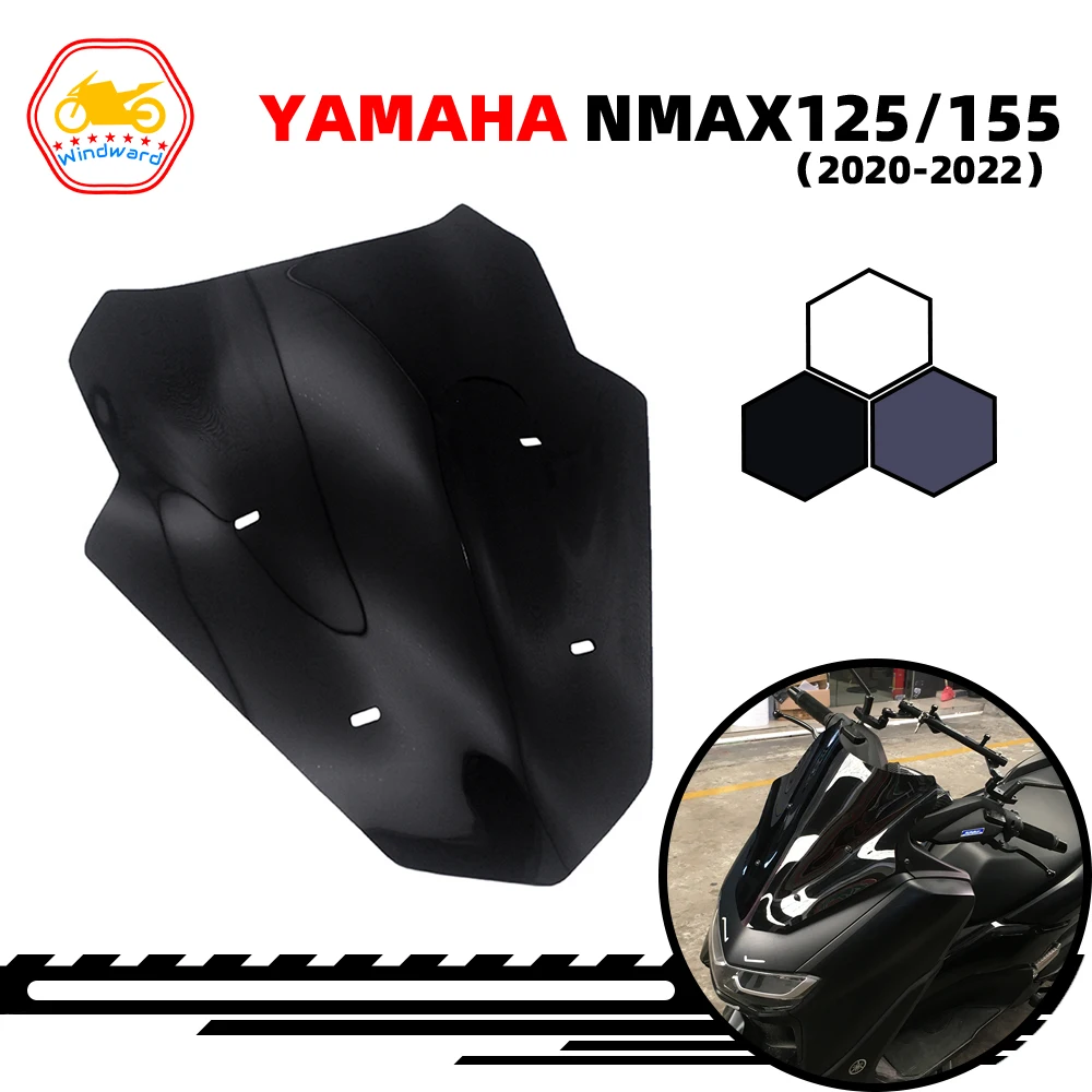 Fits For YAMAHA NMAX155 20-22 NMAX 125 2020 2021 2022 Motorcycle Accessories Sports Windshield Visor Wind Deflector Windshield