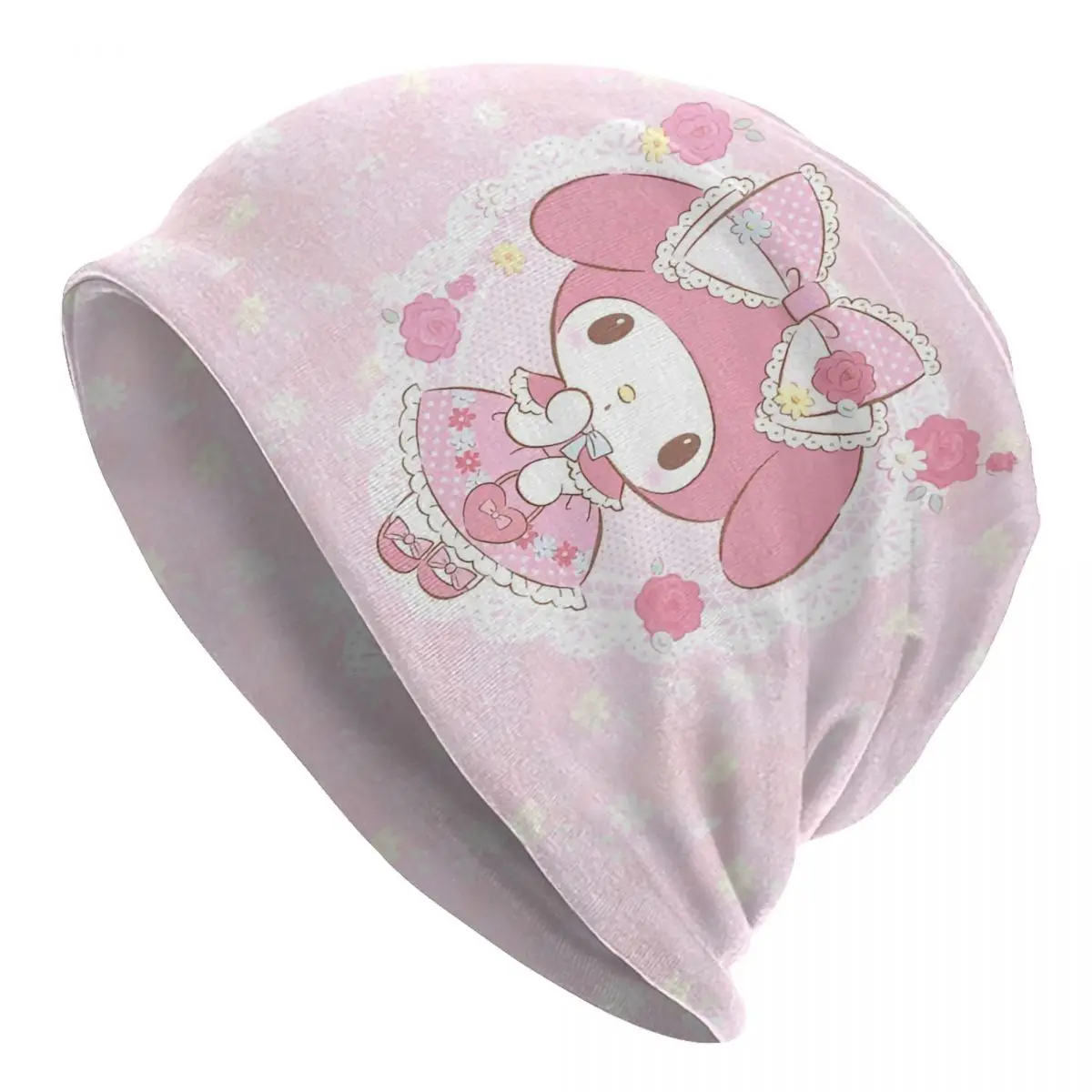 Kawaii بلدي ميلودي بونيه قبعة كول في الهواء الطلق سانريو لطيف الكرتون جماليات Skullies قبعة حريمي للجنسين الصيف قبعات ذات الاستخدام المزدوج #1