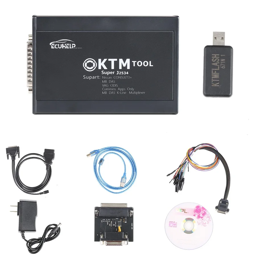 For KTMFLASH 67IN1 Programmer Detached-read ECU KTM BENCH 1.20 Supports Volkswagen Gearboxes