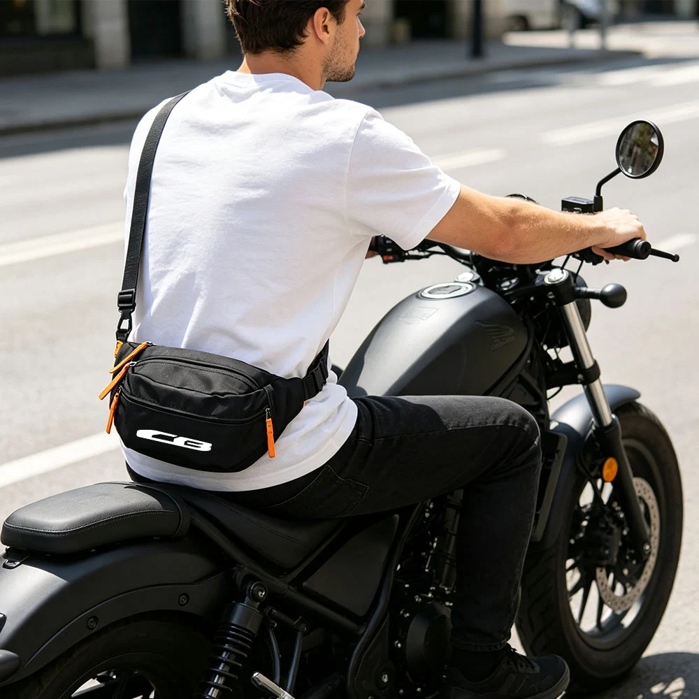 Premium Commuting Waterproof Storage Fanny Pack Motorcycle For Honda CB CB650R 125 150 190 250 300 400 500 750 1000 Waist Bag