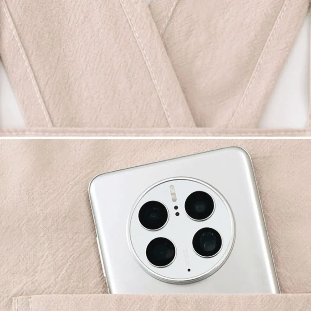 

Cotton Kitchen Aprons Breathable Anti fouling Adult Waist Aprons Wear Resistant Soft Coffee House Aprons Home