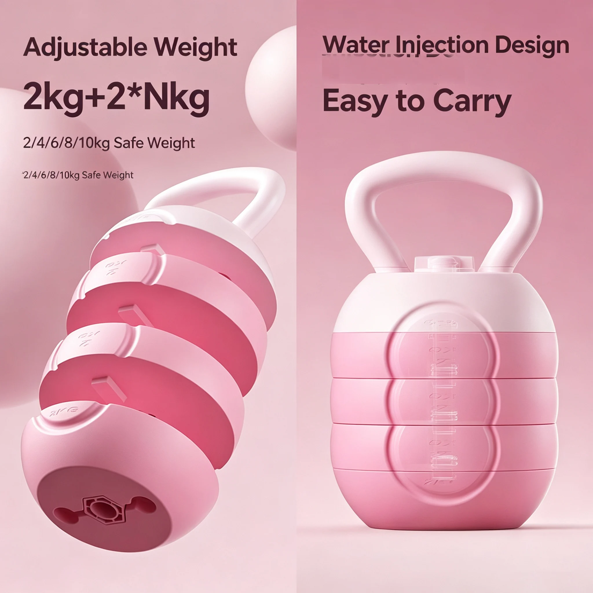 Adjustable Water Fillable Kett - Home Gym Kettler recension och pris