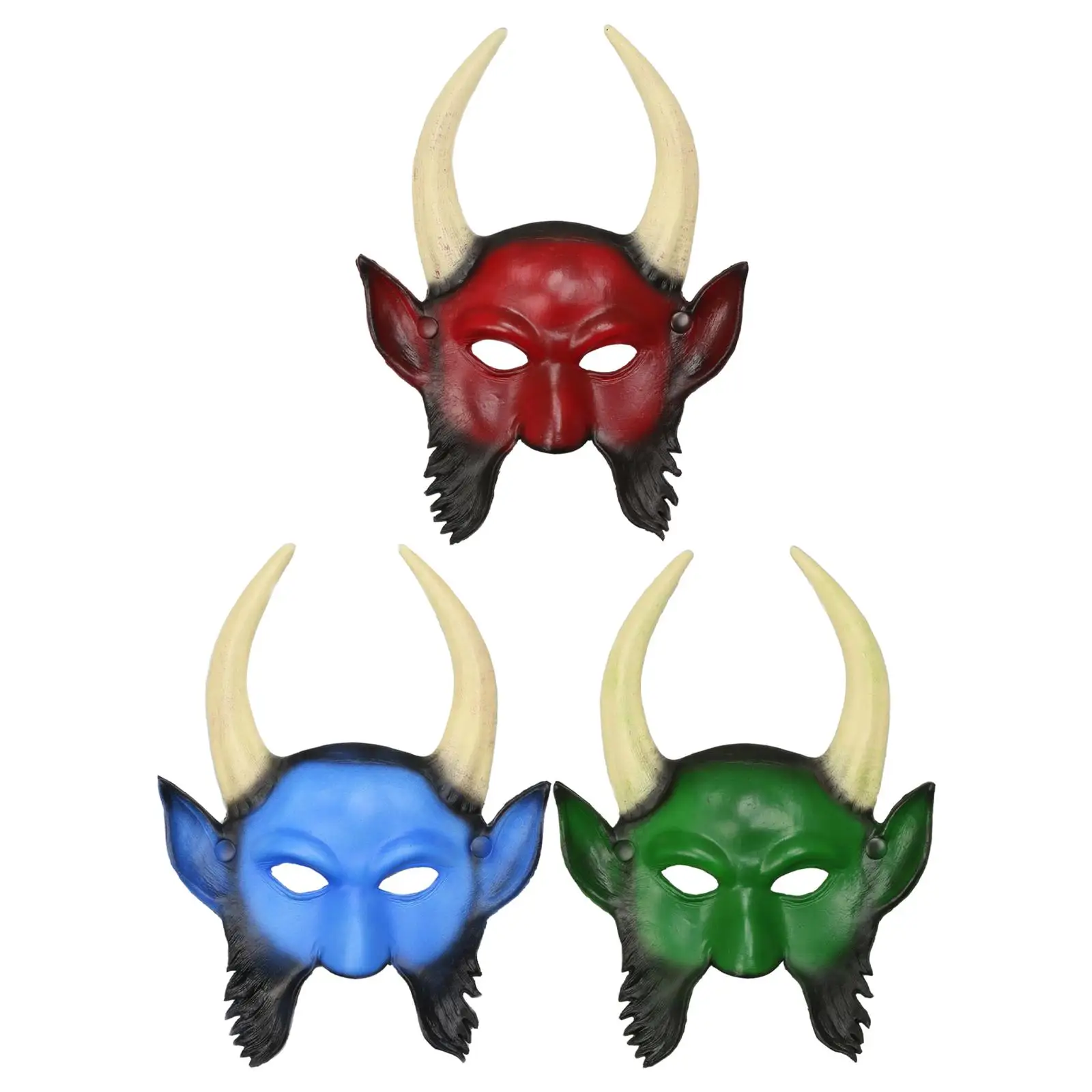 

Devil Mask Cosplay Headgear Costume Accessory Halloween Mask Masquerade Mask for Prom Stage Performance Carnival Party Festival