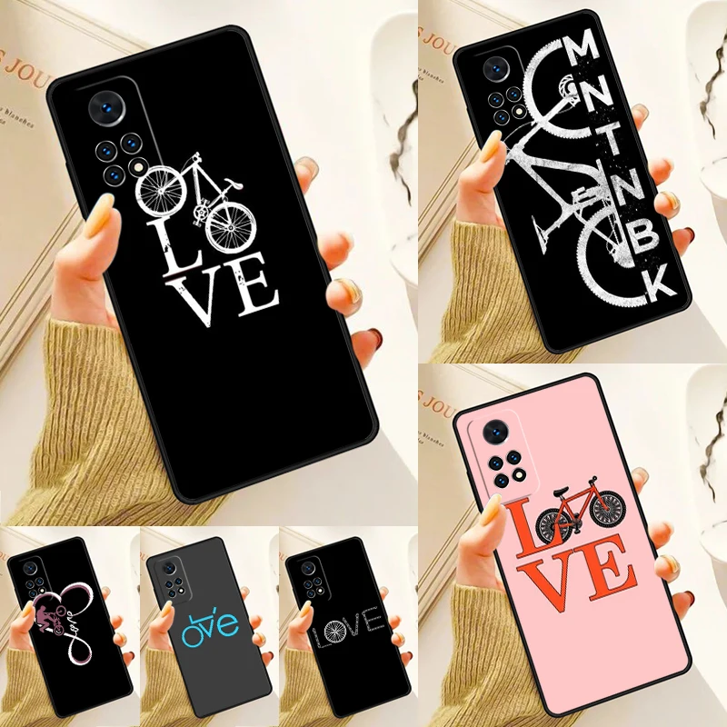 Custodia per bicicletta Love Bike per Samsung Galaxy S24 Plus S23 S20 S21FE Lite S22 Ultra Note 20 S8 S9 S10 Phone Coque