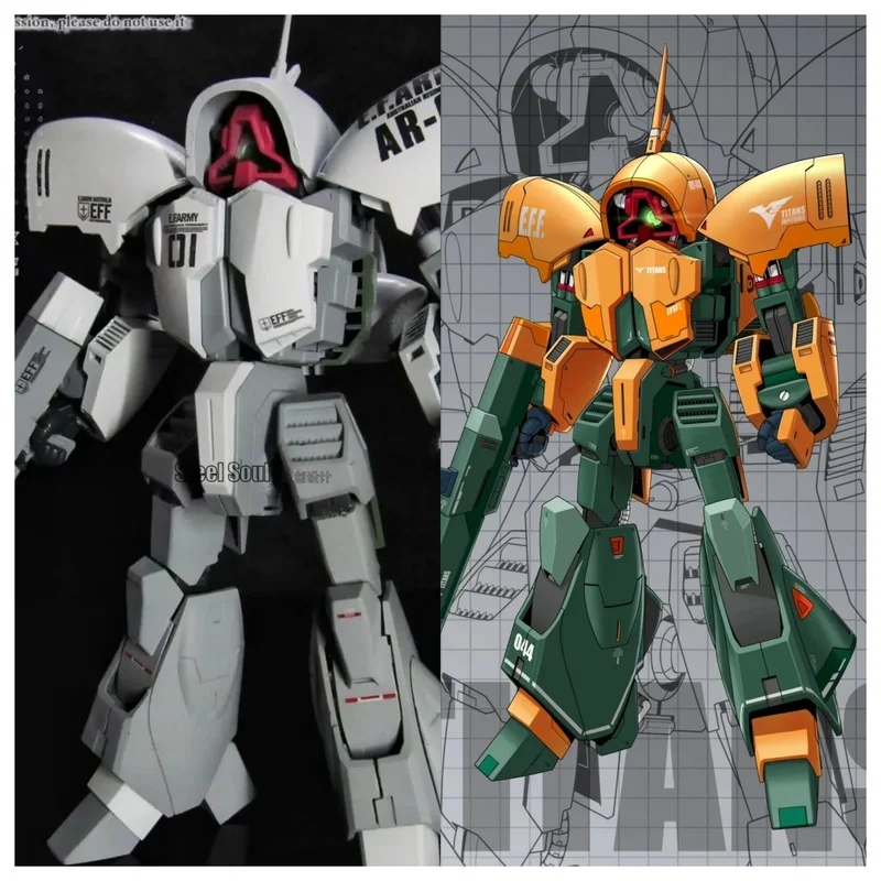 Pumpkin Warrior Xw-2 Hg 1/144 Color Mechanical Assembly  Model Children'S Educational Action Figure Ornament Toys