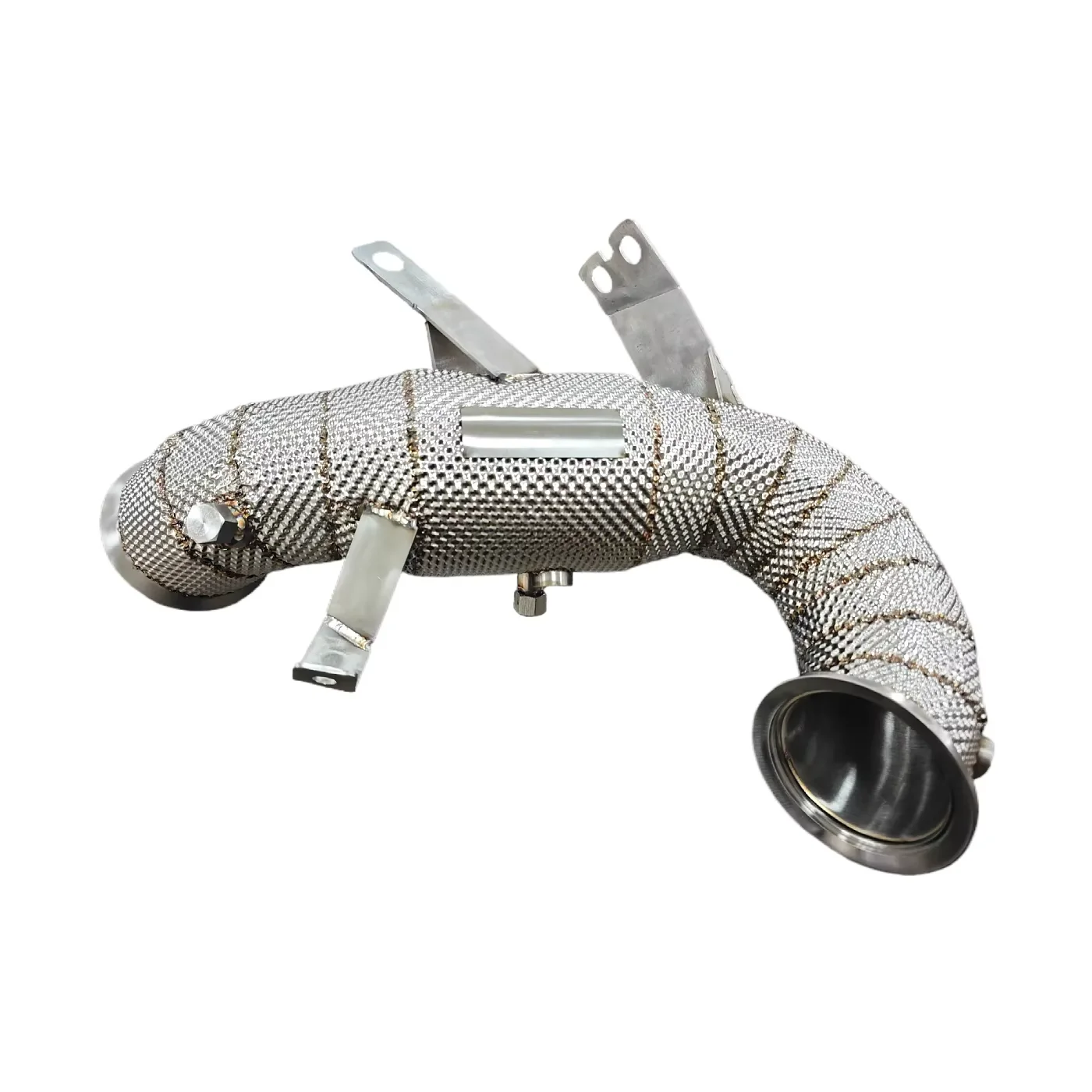 أنبوب دافل حراري متدلي لسيارة Mercedes-Benz A45 A45S AMG W177 M139 2.0T 2019+ أنبوب سفلي للسباق #5