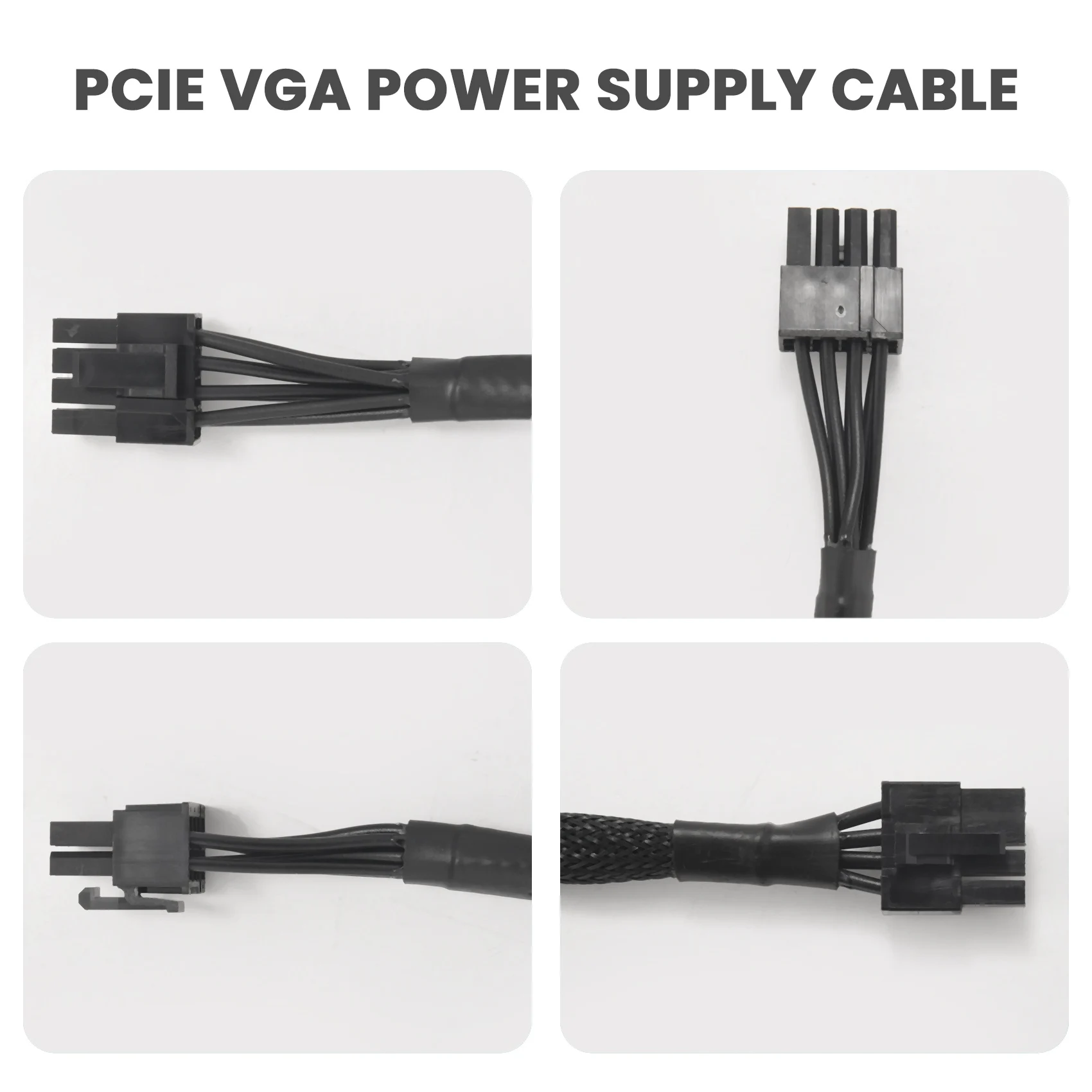 N88R 8 PIN TO 8 Pin (6+2) PCIE VGA Supply Cable Flex for EVGA Supernova 650 750 850 1000 1600 2000 G2 G3 P2 T2 GS