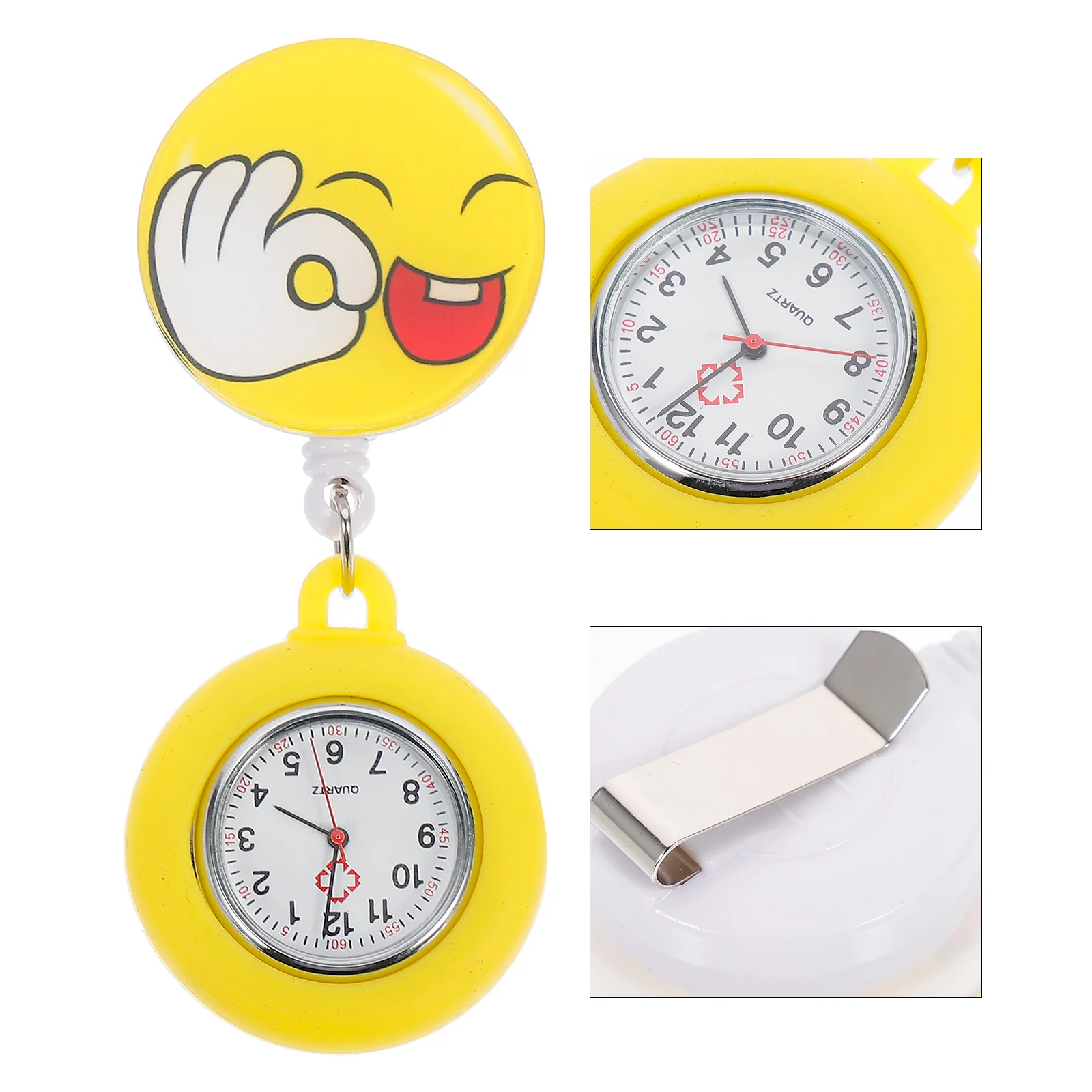 ممرضة ووتش الكرتون نمط كليب على التلبيب دبوس ووتش للنساء الرجال الموظفين الطبيين الأزياء الممرضات #3