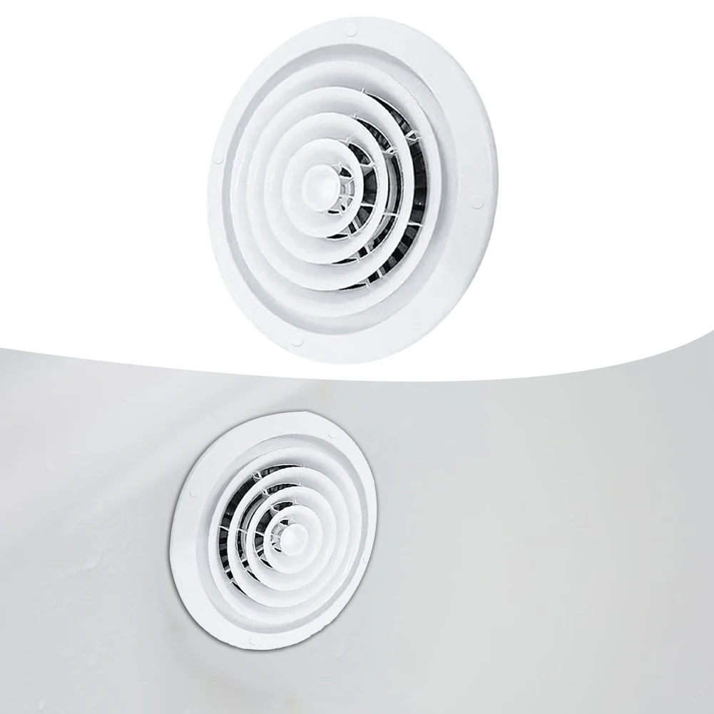 Adjustable Air Ventilation Cover Round Ducting Ceiling Wall Hole Air Vent ABS Supplies For Indoor Exhaust And Lower Noise