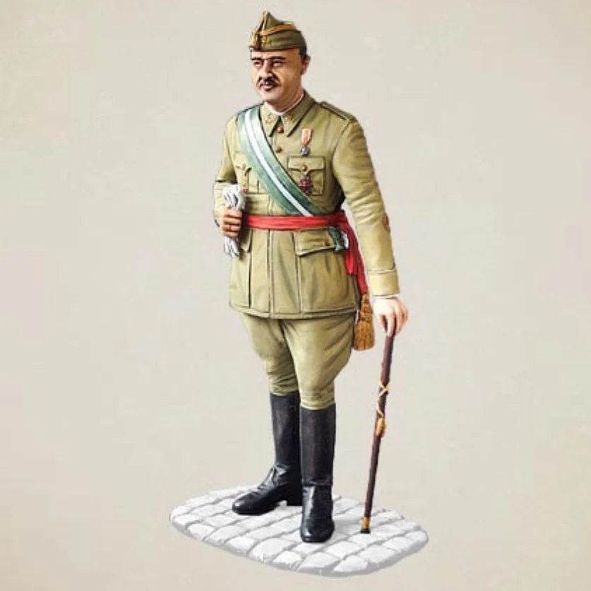 1/16 Scale Die-cast Resin Figure Model Assembling Kit Resin Figure Model Toy Spanish Soldier Unpainted