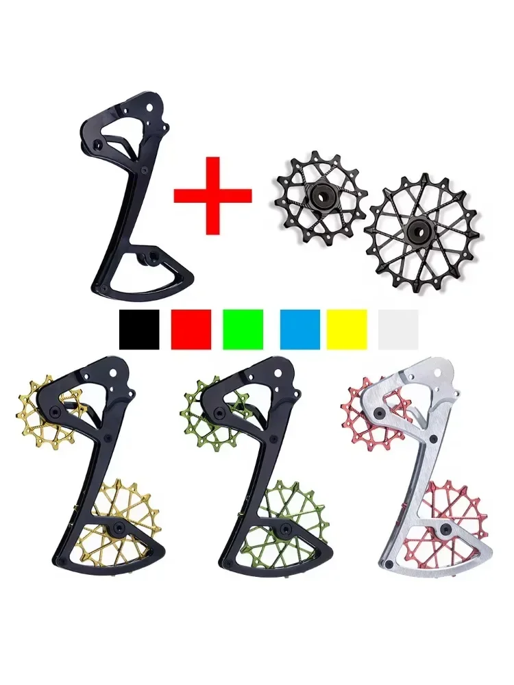 AliExpress MTB Road Rear Derailleur Cage Pulley Wheels Oversized Bearing for SRAM 11/12 Speed Compatible with NX GX X01 XX1 Eagl