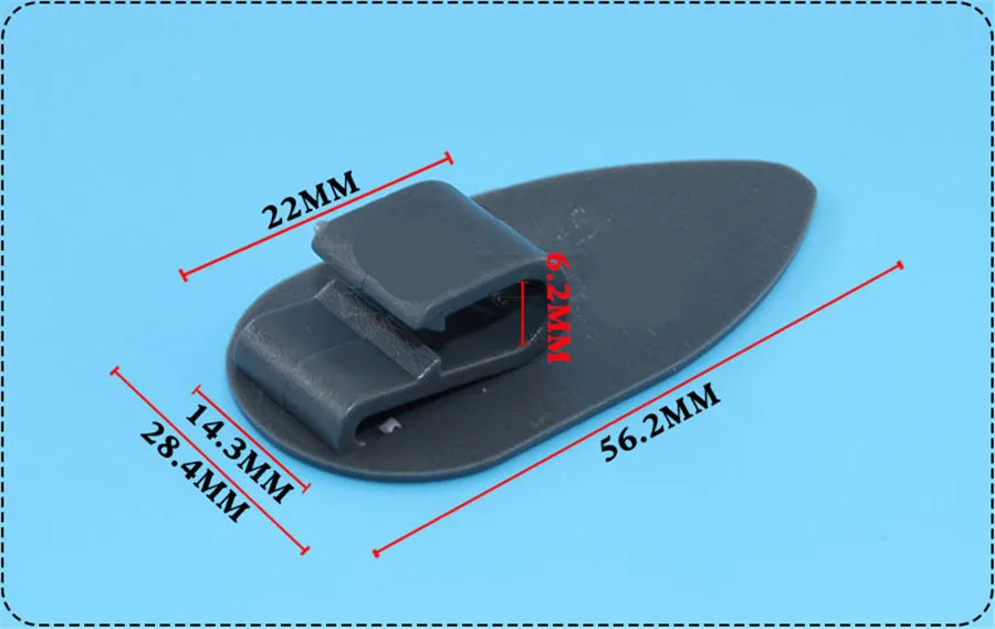 20pcs/lot Black car surrounded by large highside wire loop carpet mats anti-slip of the movable edge of the retaining clips snap