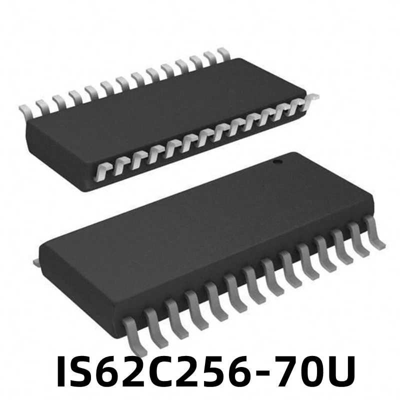 

1PCS SMD IS62C256-70U IS62C256 Low Power CMOS Static Memory SOP-28 Packaging