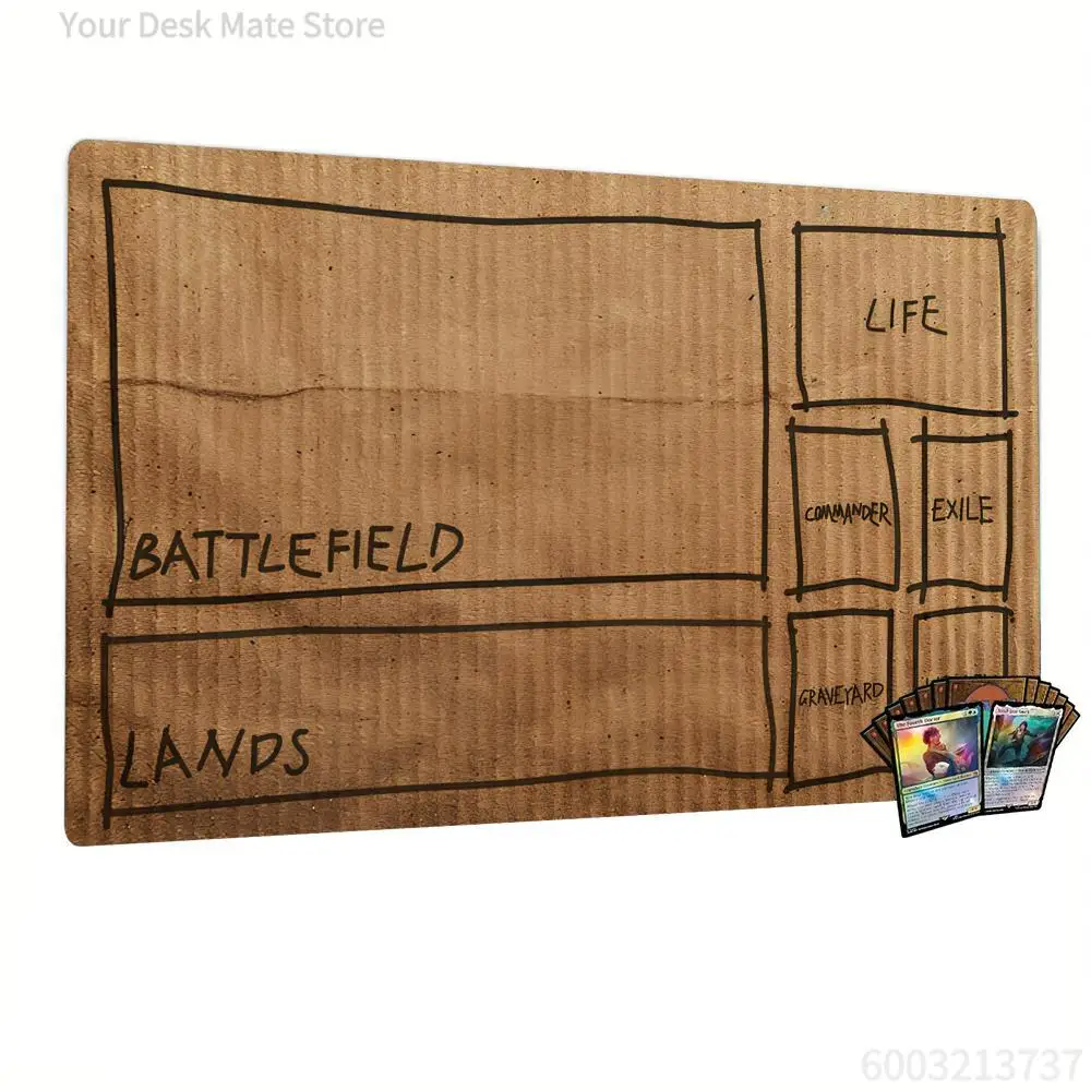 Cardboard Board Game Zone Magic Party Games Mat Durable Rubber for TCG Games 35X60cm Mouse Pad Offices Desk Mats Friendly Design