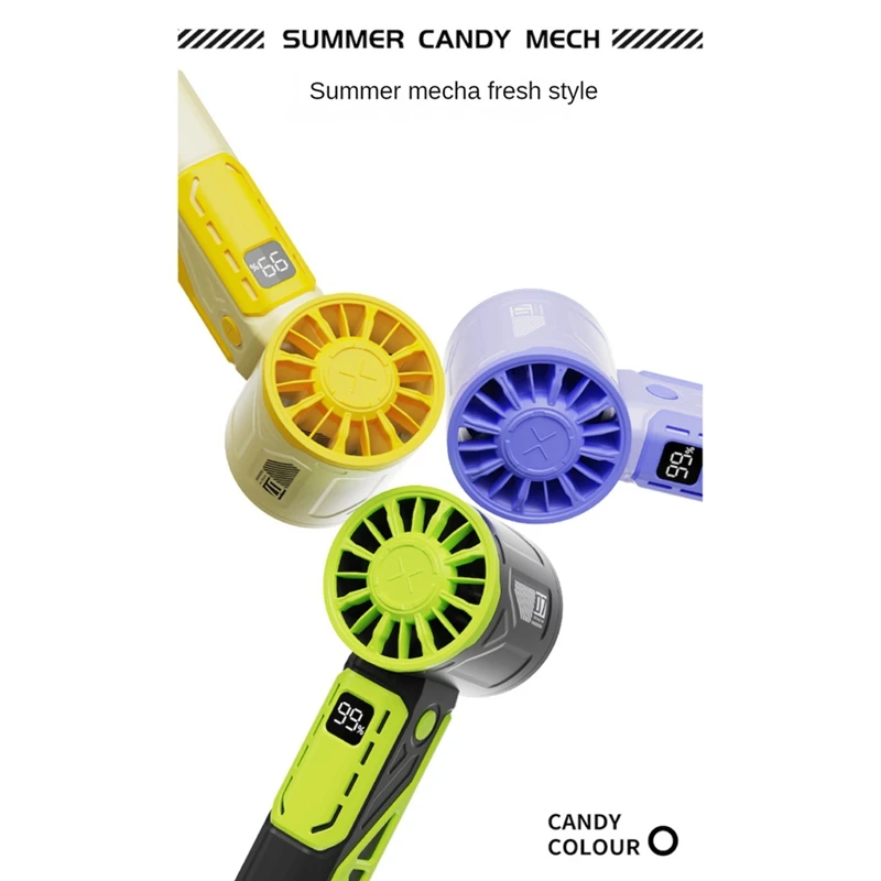 ターボファンハンドヘルドターボファン-100-速度調整可能な屋外ポータブル高速ファン高速