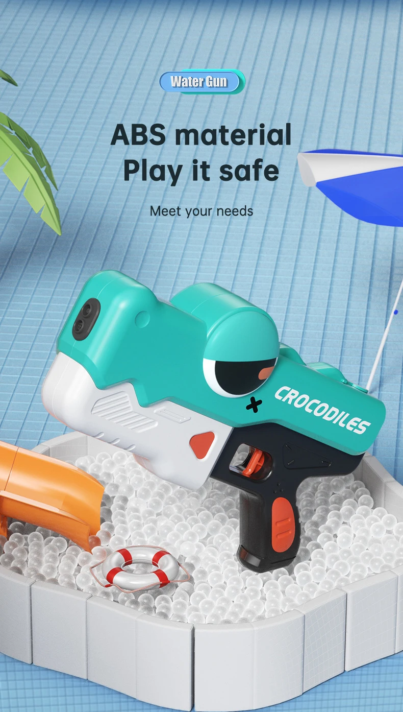 Electric Water Gun Toy Automatic High-pressure Spray For Kids_voghion.com