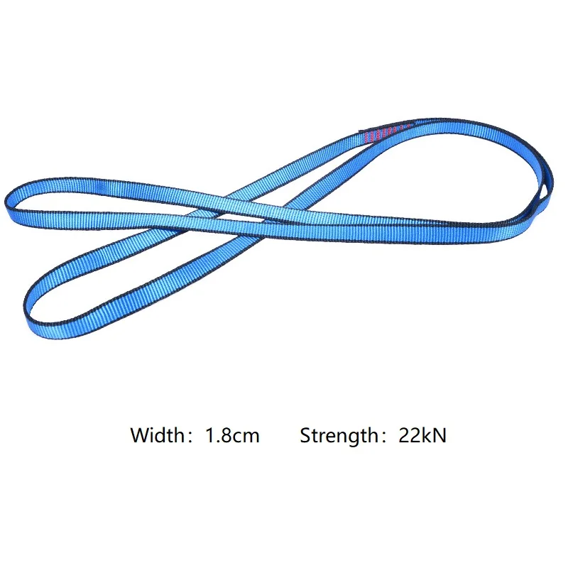 Rock Climbing Sling Belt Protective Supplies High Strength Polyester Wearable Belts Professional Outdoor Equipment
