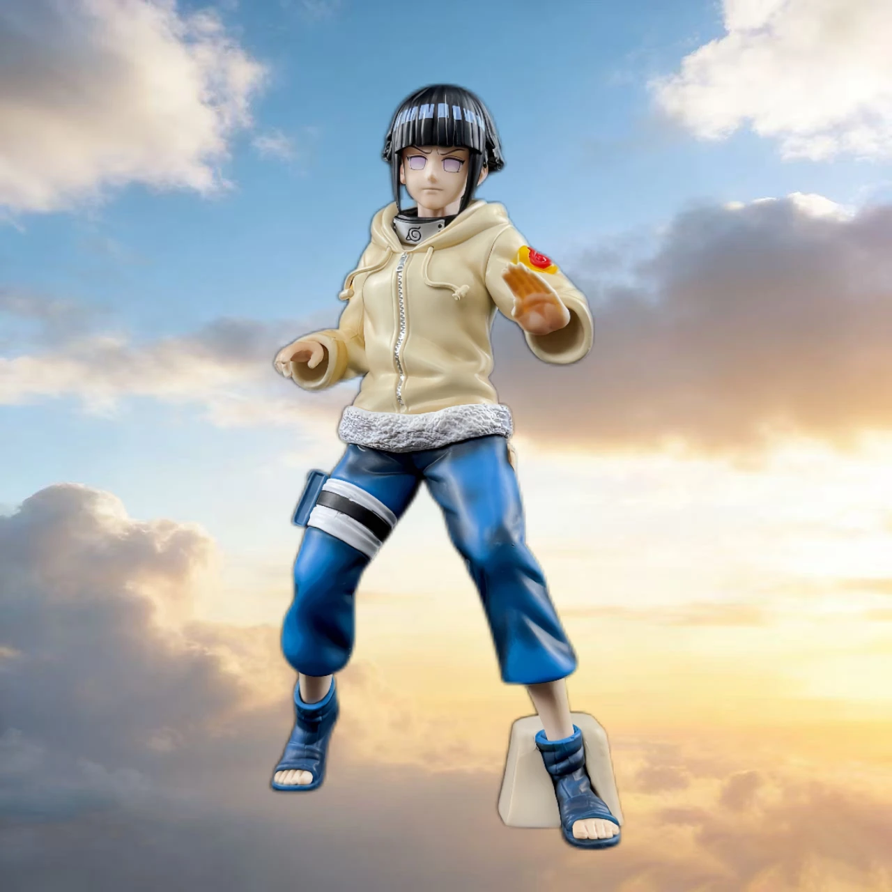

20cm/8in Anime Naruto Kid Hinata Childhood Resonance PVC Model Doll Statue Action Figures Desktop Case Decoration Ornament Gift