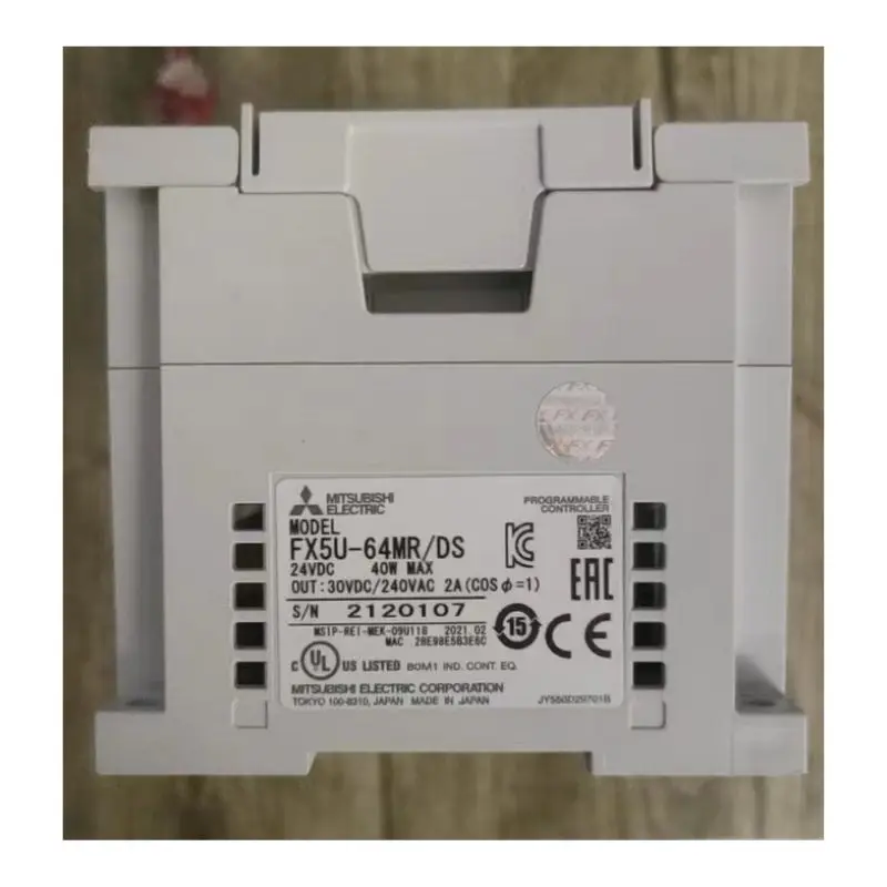 Second-hand FX5U-64MR/DS FX5U-64MR DS PLC Tested OK