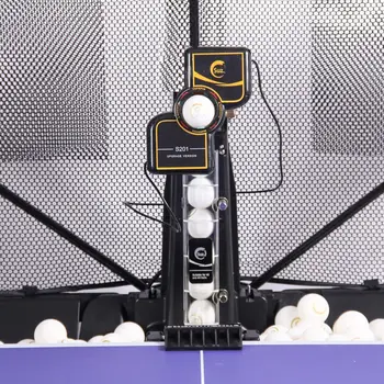 Tischtennis roboter mit Netz-Tischtennis ball maschine s201 automatische Tischtennis maschine für das Training