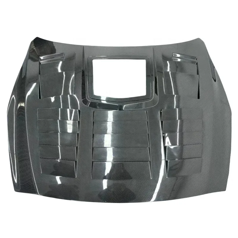 

For Nissan GTR R35 High Quality Transparent Dry Carbon Fiber Front Hood Bonnet
