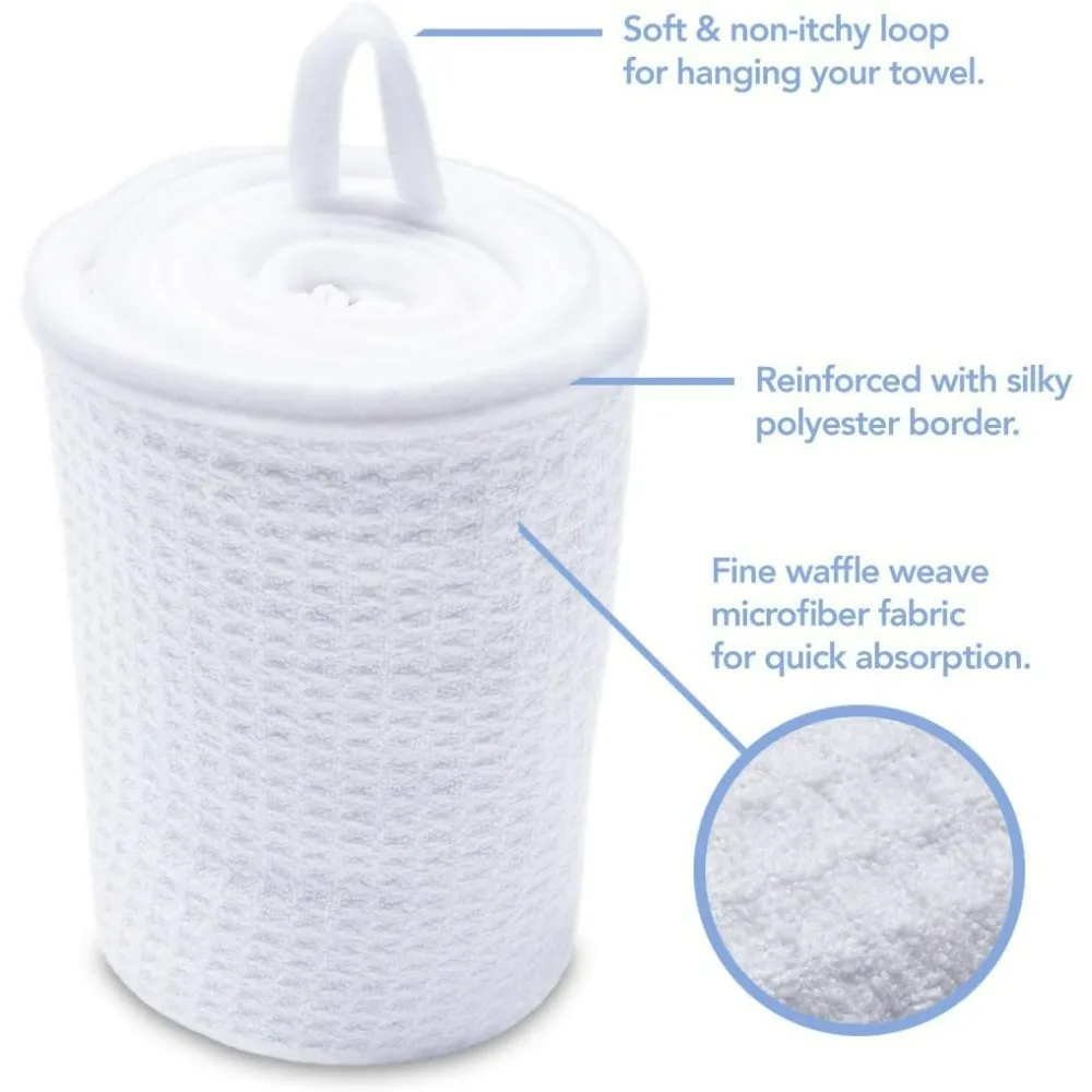 

Женская накидка из микрофибры — очень большое, 45 x 25, быстросохнущее, дышащее вафельное вязаное полотенце с защитой от вьющихся волос, с эластичной петлей