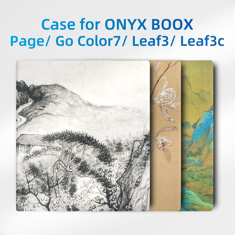 Magnetic Cover For ONYX BOOX Page and Go Color 7  Book Case For Leaf 3c and Leaf3 with Auto Wake Up Ultra Thin Smart Function